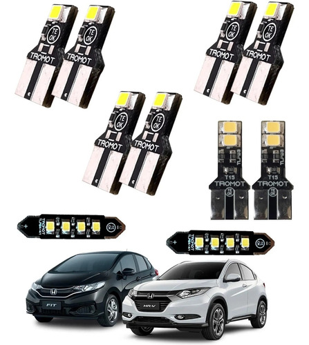 Kit Iluminação Lampada Led Hrv 2015 A 2018 Fit 2020 21 2022