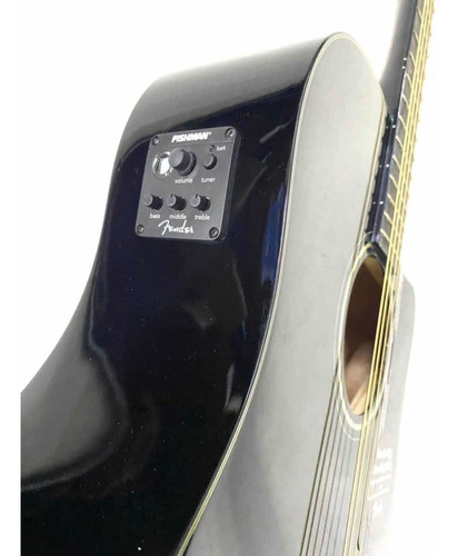 Violão Fender Dreadnought Cd-60 Cutaway Elétrico C/ Case