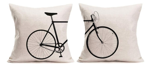 Xihomeli Juego De 2 Fundas De Almohada Para Bicicleta, Color