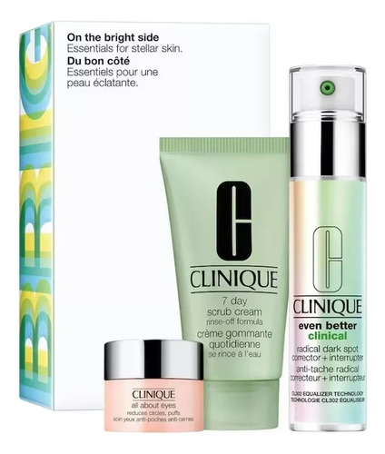 Set Clinique Crema Facial, Contorno De Ojos Y Suero P Mancha