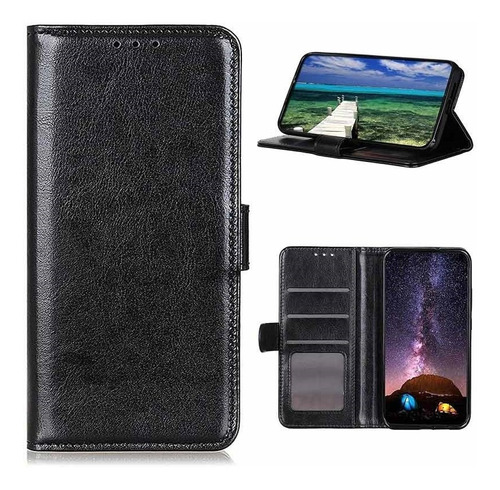 Funda Agenda Porta Documentos Xiaomi Poco M4 M3 + Lamina Gel