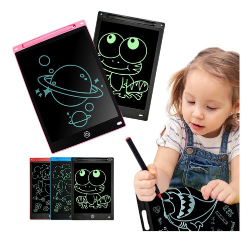Lousa Mágica Infantil Tablet Lcd Grande Escrever Desenhar 
