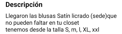 Blusas De Satín Licrado Cede Color Celeste Envío Gratis