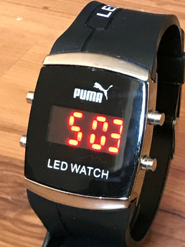 relogio masculino led puma