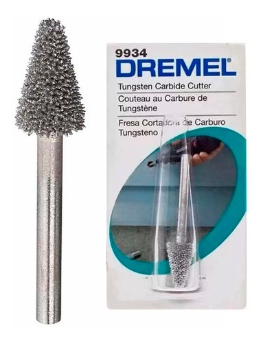 Fresa Dremel Carburo Tungsteno 9934 Cónica 7,9mm Minitorno