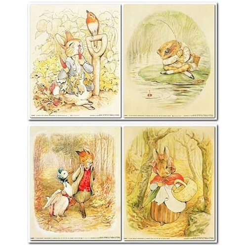 Wall Decor Art Print The Tale Of Peter Rabbit Beatrix P...