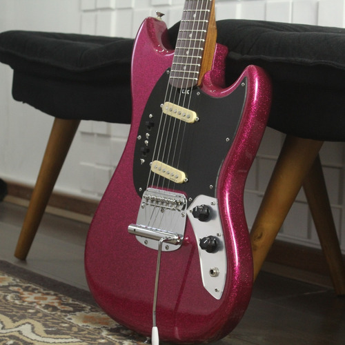 Guitarra Studebaker Mustang Scotsman Pro Ss Pink Sparkle