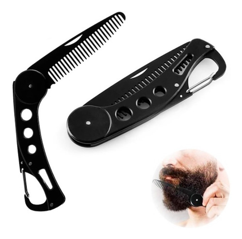 Peine Plegable Para Hombre Arreglo De Barba Y Bigote