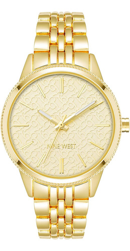 Reloj Pulsera Mujer  Nine West Nw2896chgb