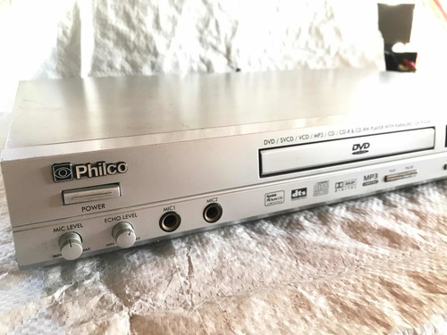 Dvd Vídeo Player Philco Dv P3000 Karaokê Mp3 S/cont Funciona