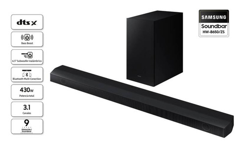 Soundbar Samsung Hw-b650 3.1 Ch 430watts De Potencia