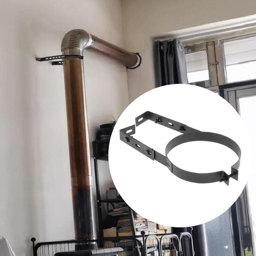 Soporte Para Tubo De Chimenea, Soporte De Pared Para Colgar,