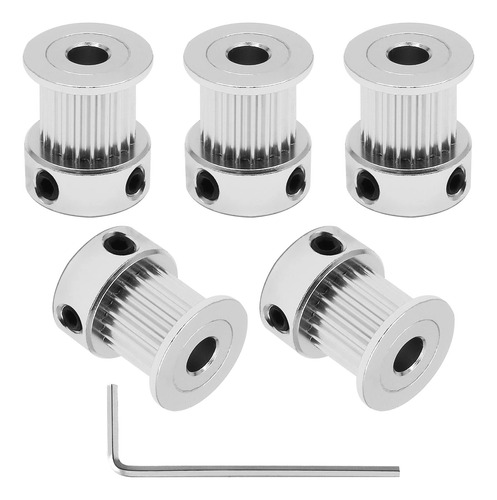 Phituoda 5 Poleas Gt2 De 20 Dientes De 0.197in, Ajuste De Or