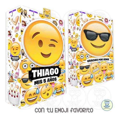 Bolsitas Personalizadas Emojis Redes X20 - Clp