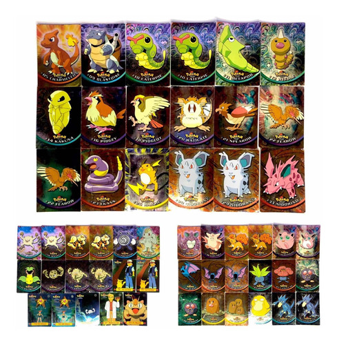 Tarjetas Pokémon Topps Serie 1 Foils Brillantes Por Unidad