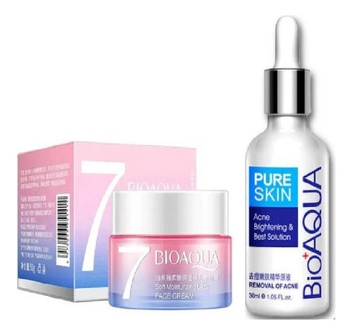 Crema Hidratante V7 + Serum Anti-acné - Bioaqua