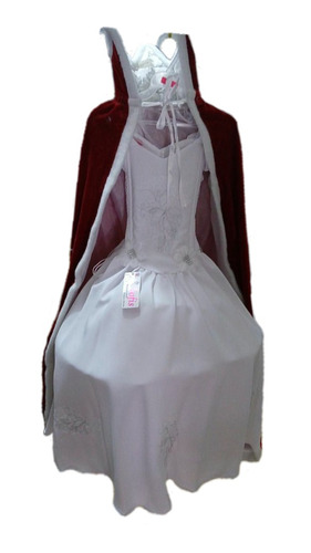 Vestido Con Capa Para Reina De Las Fiestas Patrias