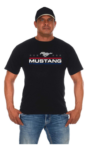 Jh Group Camiseta De Cuello Redondo Para Hombre Ford Mustang