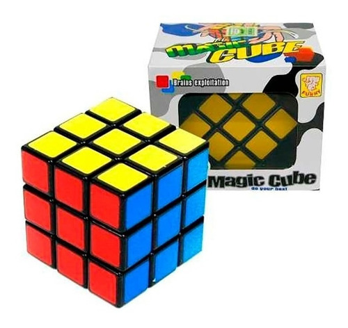 Cubo Magico 3x3x3 Tipo Rubik Caja 5,5cm Oficial Lelab 7839