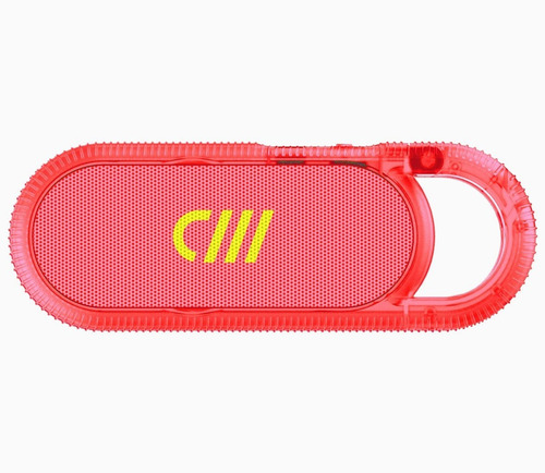 Bocina Hi-fi Inalámbrica Neón Altavoz Portátil Candywirez Color Rosa