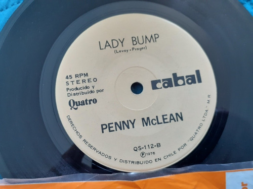 Vinilo Single De Penny Mclean Lady Bump (t152