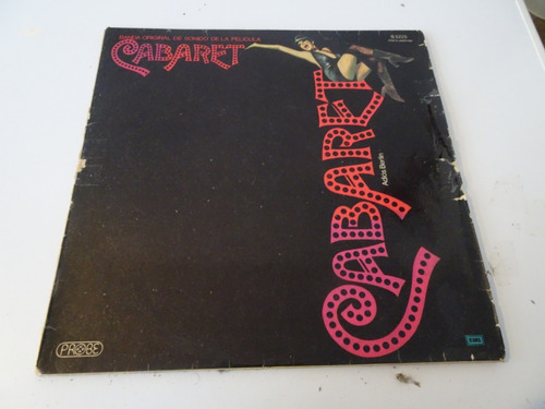 Cabaret - Banda De Sonido Original - Vinilo Argentino