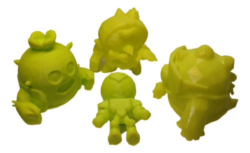 4pz Figuras Brawlers Simil Brawl Stars De Colección Temática