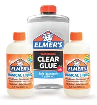 Comprar Pack Básico Para Hacer Clear Slime Con Activador Elmer's 3p 