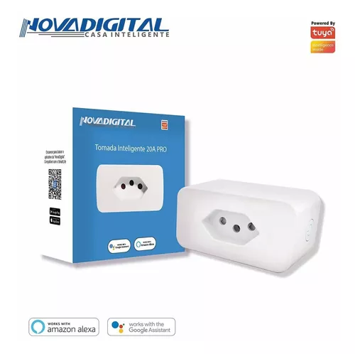 Tomada Wifi 20a Alexa Google App Inteligente Monitoramento