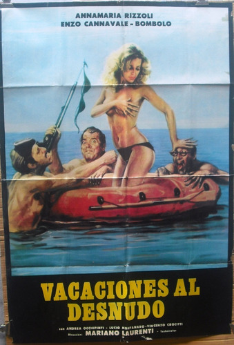Afiche Original De La Película Vacaciones Al Desnudo