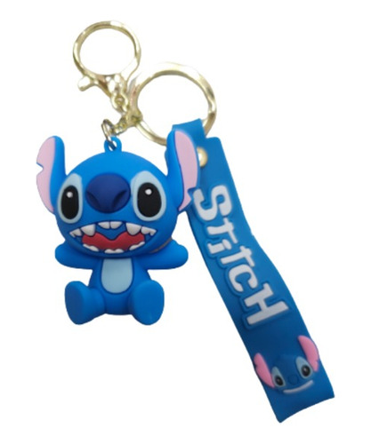 Llavero Premium Stitch X Unidad  Azul O Rosa