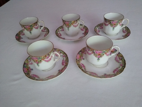 Pocillos De Café Silesia Altwasser ,5 Unidades De Porcelana