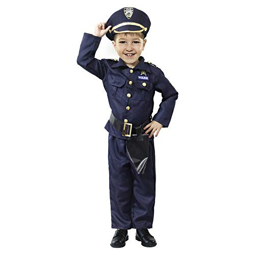 Oficial De Policía Deluxe Disfús De Halloween Niños ...