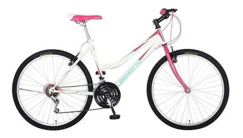 Timbre Benotto Bicicleta Infantil 1 Ojo Soporte Ajustable Color Rosa