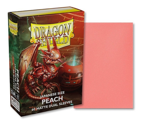 Micas Dragon Shield Dual Color Peach Para Cartas Yugioh