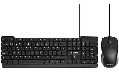 Teclado + Mouse Combo 2 En 1 Usb Kit Para Pc