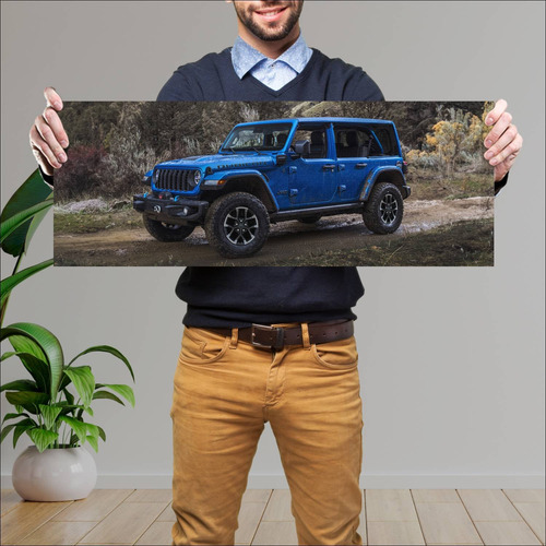 Cuadro 30x80cm Auto 2024 Jeep Wrangler Unlimited 169