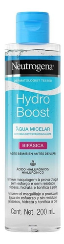 Agua Micelar Bifásica Neutrogena Hydro Boost 200ml
