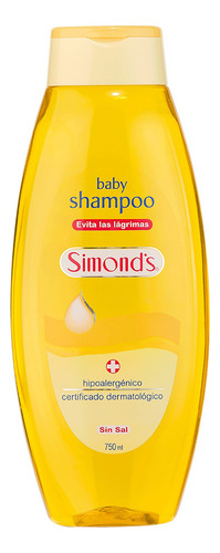 Shampoo Sin Sal Simond S Baby Evita Lagrimas 750ml