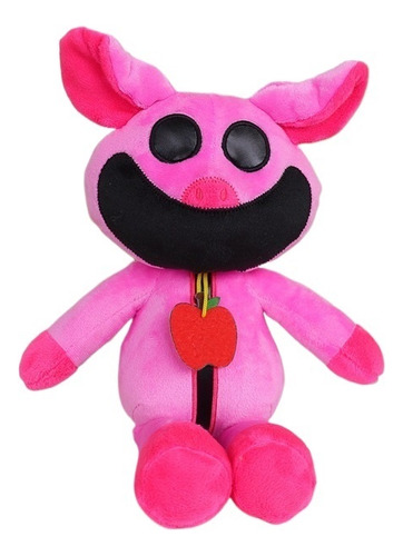 Scary Animal Series Big Mouth Pink Pig Plush Toy 1