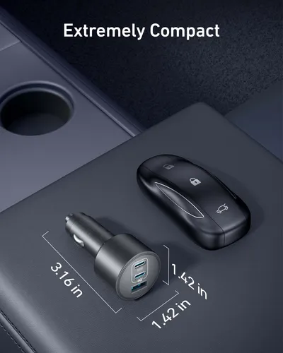 Cargador De Coche Anker iPhone 16 Usb-c 167,5 W 3 Puertos Pa