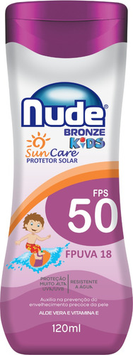 Protetor Solar Nude Bronze Fps 50 Kids 120ml