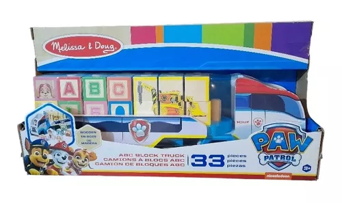 Carro de Juguete Camión con Bloques ABC Paw Patrol MELISSA & DOUG