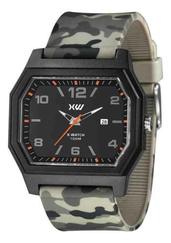 Relógio X-watch Xport Xgpp1020 Masculino Camuflado 10 Atm