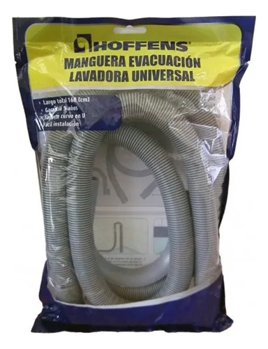 Manguera Desagüe Salida Lavadora Universal Hoffens 160 Cm