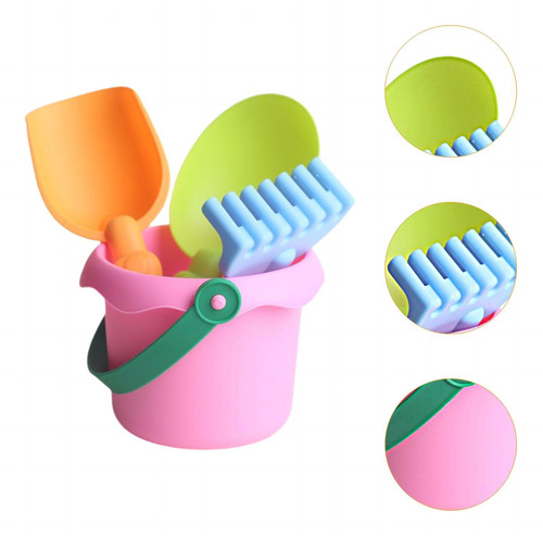 Toyos De Playa Cubos De Arena Sand Toy Peusevels, Para Rosa