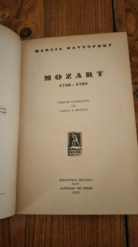 Mozart. María Davenport. 1ªedición Impecable 1935 (10)