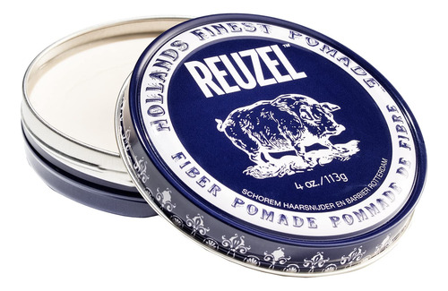 Pomada Reuzel Fiber 355ml Para Controle De Cabelo E Acabamen