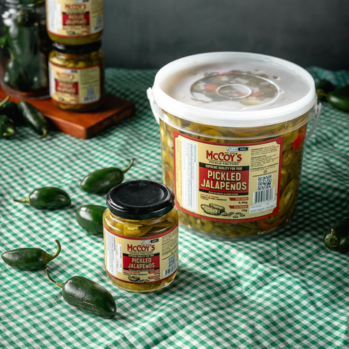 Picles De Pimenta Jalapeño - Pickled Jalapeños Mccoy's 2,2kg