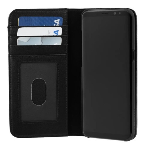 Case Mate Flip Wallet Cover Para Galaxy S8 Normal De Cuero
